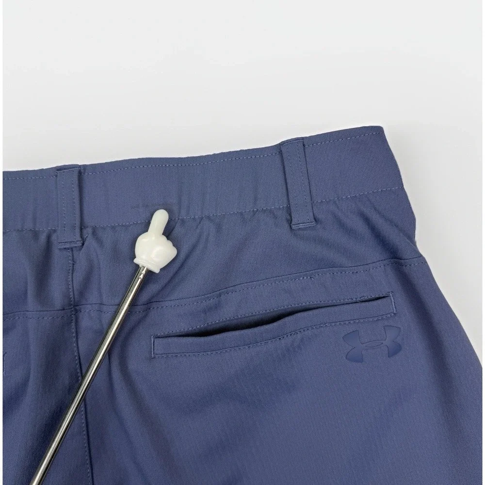 Under Armour Men's Showdown Gray Blue Golf‎ Pants Size 34 Regular Straight